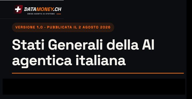 Anteprima dell'articolo di LaMiaFinanza sugli Stati Generali della AI agentica italiana