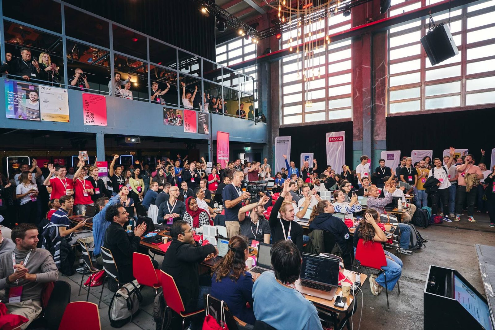 Il pubblico di un evento Swiss {ai} Weeks